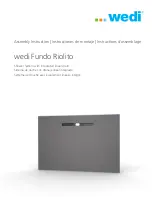 Preview for 1 page of Wedi Fundo Riolito Assembly Instruction Manual