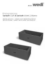 Wedi Sanbath Cube Assembly Instructions Manual preview