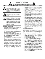 Предварительный просмотр 2 страницы Weed Eater 405209 Operator'S Manual