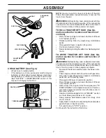 Предварительный просмотр 7 страницы Weed Eater 405209 Operator'S Manual