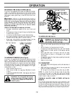 Предварительный просмотр 12 страницы Weed Eater 405209 Operator'S Manual