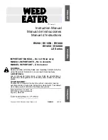 Weed Eater 530086692 Instruction Manual preview