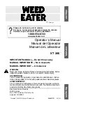 Weed Eater 530087727 Operator'S Manual preview