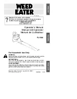 Preview for 1 page of Weed Eater 530087893 Operator'S Manual