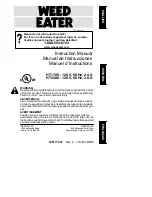 Weed Eater 952711897 Instruction Manual preview