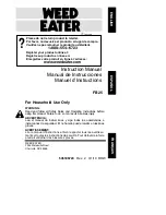 Weed Eater 952711937 Instruction Manual preview