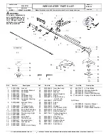 Weed Eater BC2400 Parts List предпросмотр