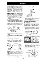 Preview for 5 page of Weed Eater BV1650, BV1800, BV1850, BV2000 Instruction Manual