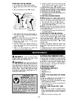 Preview for 9 page of Weed Eater BV1650, BV1800, BV1850, BV2000 Instruction Manual