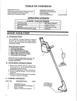 Предварительный просмотр 2 страницы Weed Eater Cordless CLIPSTICK Operator'S Manual