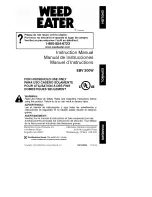 Weed Eater EBV 200W Instruction Manual preview