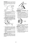 Предварительный просмотр 29 страницы Weed Eater EBV 200W Instruction Manual