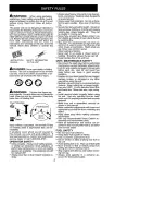 Preview for 2 page of Weed Eater Featherlite 25 HO SST Instruction Manual