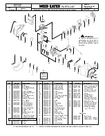 Предварительный просмотр 2 страницы Weed Eater Featherlite SST25 Parts List