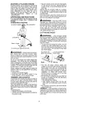 Предварительный просмотр 6 страницы Weed Eater FX26 Instruction Manual