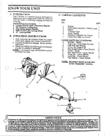 Предварительный просмотр 5 страницы Weed Eater GTI 15T Operator'S Manual