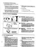 Предварительный просмотр 11 страницы Weed Eater GTI 15T Operator'S Manual