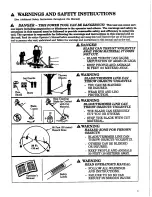 Предварительный просмотр 3 страницы Weed Eater GTI 19 Operator'S Manual