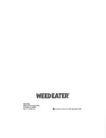 Preview for 15 page of Weed Eater LB 20V Owner'S Manual