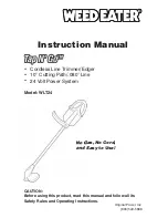 Предварительный просмотр 1 страницы Weed Eater Tap N' Go WLT24 Instruction Manual