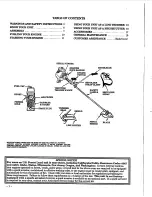 Предварительный просмотр 2 страницы Weed Eater TBC 57 Operator'S Manual