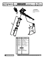 Preview for 1 page of Weed Eater TurboClean 2000 Parts List