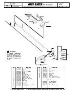 Weed Eater Weed Eater 530164133 Parts List предпросмотр