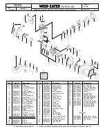 Предварительный просмотр 2 страницы Weed Eater Weed Eater 530164133 Parts List