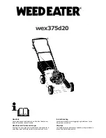 Предварительный просмотр 25 страницы Weed Eater wex375d20 Instruction Manual