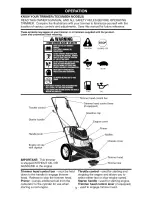 Предварительный просмотр 5 страницы Weed Eater WT4000 Operator'S Manual