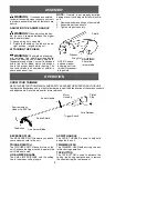 Preview for 4 page of Weed Eater YM600 Instruction Manual