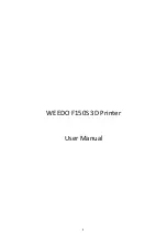 WEEDO F150S User Manual preview