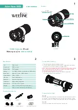 Preview for 1 page of Weefine Solar Flare 3800 User Manual