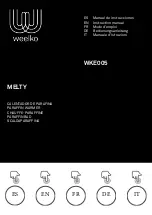 Weelko Melty Instruction Manual preview