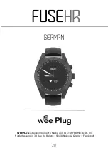 Preview for 22 page of WEEPLUG FUSE HR Manual