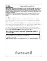 Preview for 18 page of weewell WEM500 User Manual