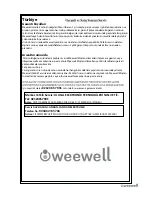 Предварительный просмотр 35 страницы weewell WMA235-236 User Manual