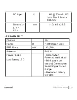 Предварительный просмотр 27 страницы weewell WMA450 User Manual