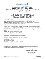 Предварительный просмотр 81 страницы weewell WMV860 User Manual