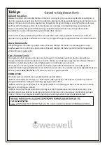 Предварительный просмотр 29 страницы weewell WMV911 Sphera User Manual