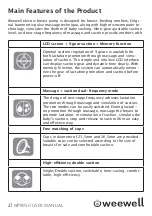 Preview for 3 page of weewell WPB950 User Manual