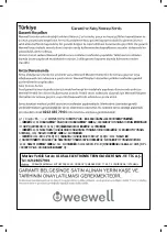 Preview for 24 page of weewell WSB160 User Manual