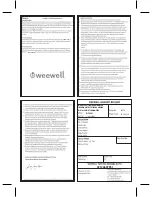 Предварительный просмотр 16 страницы weewell WTP401 User Manual