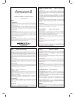 Preview for 17 page of weewell WWD700 User Manual