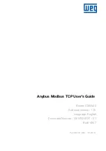 Предварительный просмотр 2 страницы WEG Anybus Modbus TCP User Manual