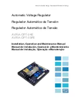 Preview for 1 page of WEG AVR-A-OPT-04E Installation, Operation And Maintenance Manual