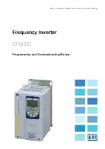 WEG CFW700 Programming And Troubleshooting Manual preview