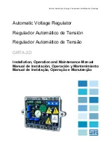 WEG GRTA-2D Installation, Operation And Maintenance Manual предпросмотр