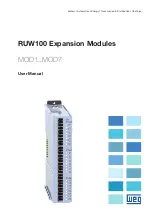 Предварительный просмотр 1 страницы WEG MOD1 Series User Manual