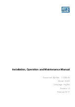 Preview for 3 page of WEG WGM Installation, Operation And Maintanance Manual